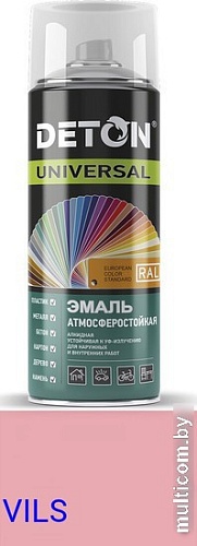 Эмаль Deton Universal Алкидная атмосферостойкая RAL 3015 0.52 л (розовый)