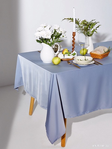 Скатерть Этель Agate 10782114 (серо-голубой)
