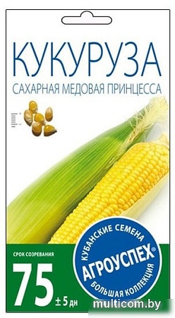 Семена Агроуспех Кукуруза Медовая принцесса сахарная 50658 4 г
