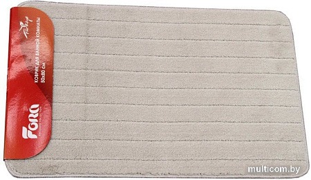 Коврик для ванной FORA Bricks beige FOR-PP-BRK50-80BE