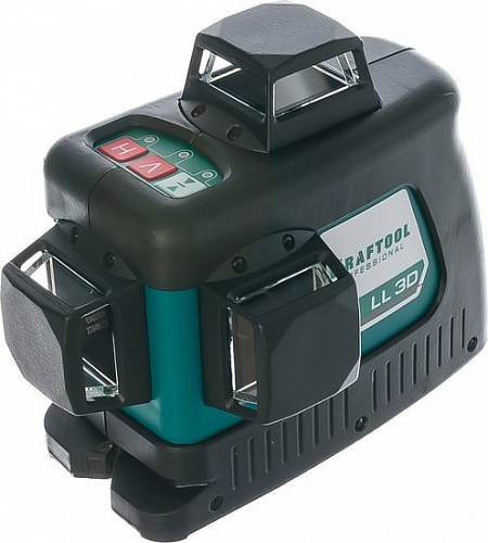 Лазерный нивелир KRAFTOOL LL-3D-2 34640-4 (с держателем и детектором)