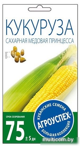 Семена Агроуспех Кукуруза Медовая принцесса сахарная 50658 4 г