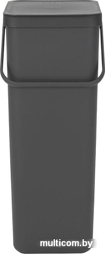 Контейнер для мусора Brabantia Sort & Go 40 л (серый)