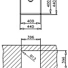 Кухонная мойка TEKA BE Linea 400/400 (c клапаном-автоматом)