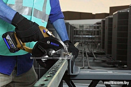 Дисковая пила Bosch GKM 18 V-LI Professional 06016A4002 (два аккумулятора 5 А*ч)