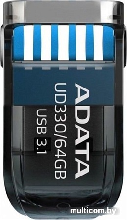 USB Flash A-Data UD330 64GB (черный)