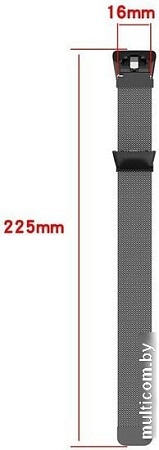 Браслет Rumi Milanese loop металлический для Huawei Band 6 / Honor Band 6 (золотистый)