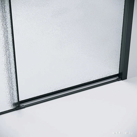 Душевой уголок Grossman Style 110x80x195 120.K33.05.1180.21.02 (черный матовый/стекло шиншилла)