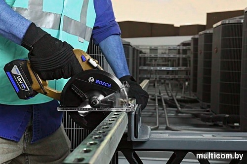 Дисковая пила Bosch GKM 18 V-LI Professional 06016A4002 (два аккумулятора 5 А*ч)