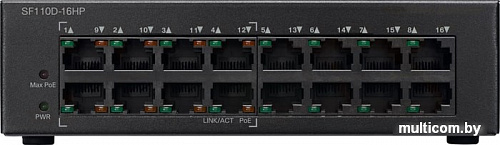Коммутатор Cisco SF110D-16HP