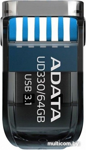 USB Flash A-Data UD330 64GB (черный)