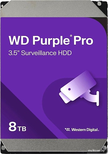 Жесткий диск WD Purple Pro 8TB WD8002PURP