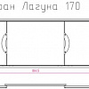 Экран под ванну Onika Лагуна 170