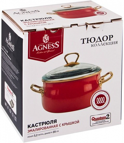 Кастрюля Agness Тюдор 950-221