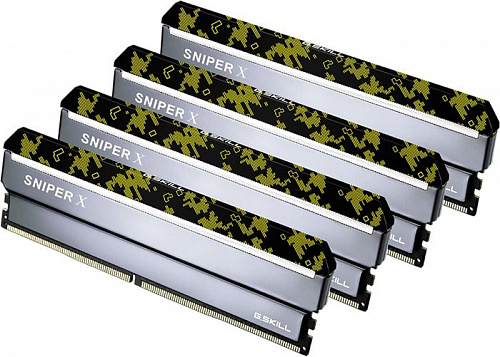 Оперативная память G.Skill Sniper X 4x8GB DDR4 PS4-19200 F4-2400C17Q-32GSXK