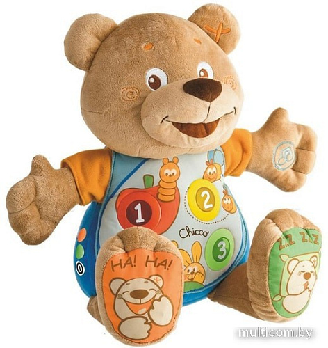 Развивающая игрушка Chicco Говорящий мишка Teddy 00060014000180