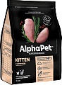 Сухой корм для кошек AlphaPet Superpremium Kitten с цыпленком 400 г