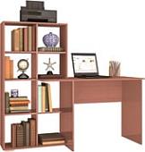 Письменный стол Тэкс Квартет-3 + стеллаж (итальянский орех)