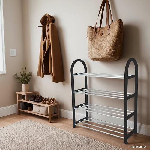 Полка для обуви Mio Tesoro Bars SPP1002 (черный)