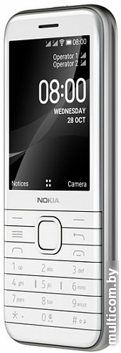Мобильный телефон Nokia 8000 4G Dual SIM (белый)