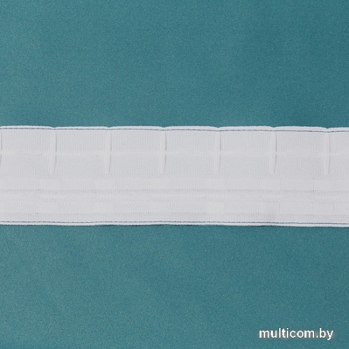Штора Этель 4292693 1.45x2.65 м (изумрудный, 1 шт)