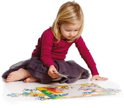 Мозаика/пазл Larsen Дети на ферме. Корова BM5