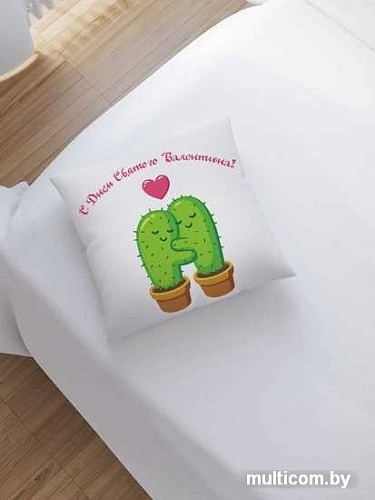 Чехол на подушку JoyArty В день влюбленных sl_92003