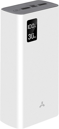 Внешний аккумулятор AccesStyle Bison 30PQD 30000mAh (белый)