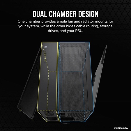 Корпус Corsair 6500X Dual Chamber CC-9011257-WW