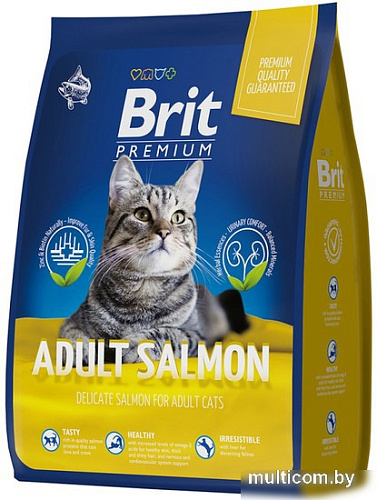 Сухой корм для кошек Brit Premium Cat Adult Salmon 400 г