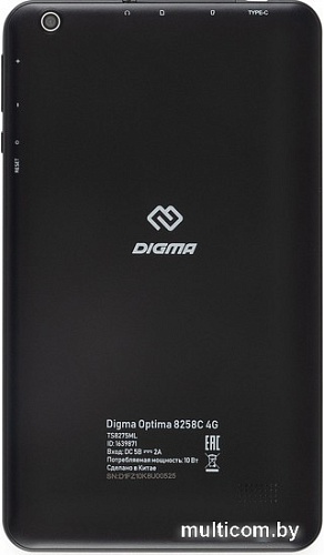 Планшет Digma Optima 8258C 4G (черный)
