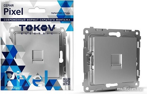 Розетка компьютерная Tokov Electric Pixel TKE-PX-RC1-C03