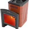 Банная печь Термофор Гейзер Мини 2016 Inox Витра ЗК (терракота)