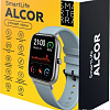 Умные часы Smarterra SmartLife Alcor (серебристый/голубой)