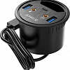 USB-хаб Orico DESK-2U1C-BK