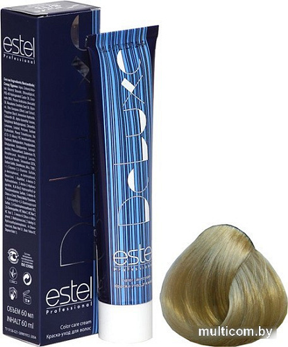 Estel Professional De Luxe 110/117 светлый блондин усиленный пепельно-коричневый