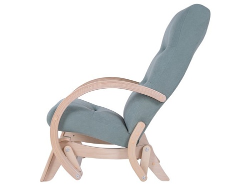 Кресло-качалка Мебелик Мэтисон (минт/береза белая)