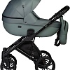 Универсальная коляска Indigo Mio S (2 в 1, 07/шалфей кожа+шалфей)