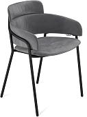 Стул Sheffilton SHT-S143 (угольно-серый/черный муар)