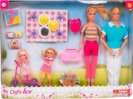 Кукла Defa Lucy Семейный пикник 8301