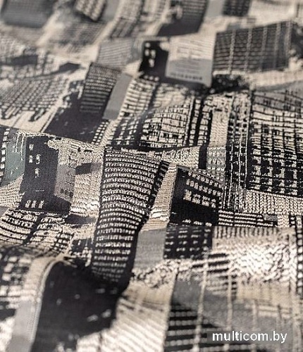 Штора Legrand Мегаполис 1.5x2.8 58120643 (черный/бежевый)