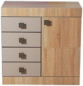 Комод КМК Мебель Лондон 1Д4Я 0467.13 (дуб сонома-капучино)