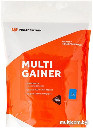Протеин Pureprotein Multi Gainer (1000г, двойной шоколад)