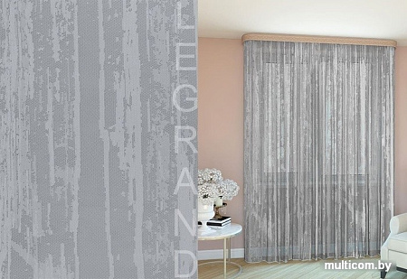 Тюль Legrand Дождь 3x2.6 м (серый)