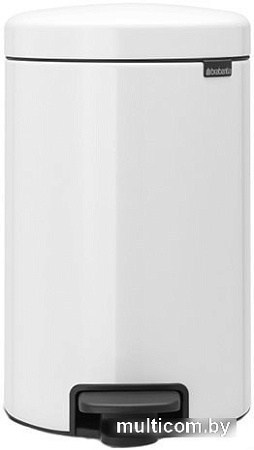 Brabantia Pedal Bin NewIcon с корзиной 12 л (белый)