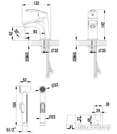 Смеситель Lemark Plus Strike [LM1116C]