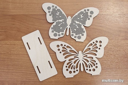 Набор для вышивания Щепка Салфетница. Бабочка