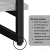 Журнальный столик LoftyHome Мальборк 3 1627381 (бетон/черный)