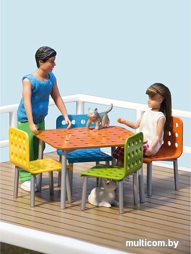 Мебель для кукольного домика Lundby Базовый набор для террасы 60905000