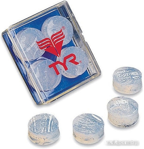 Беруши для плавания TYR Soft Silicone Ear Plugs LEP (прозрачный)